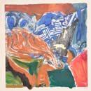 monotype and collage, 'Inlet'