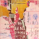 transfer print, paper collage, '1000_Francs'