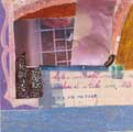 mixed media, transfer print, collage, 'Une Bete'