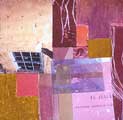 mixed media, transfer print, collage, '14 Juillet'