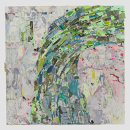 Continental Drift paper collage on canvas, 'Continental Drift'