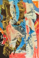 Paris Papers II #7 paper collage, 'Paris Papers II #7'