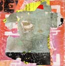 transfer print, paper collage, 'Paris Papers II #9'