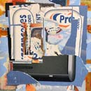 Passages paper collage on panel, 'Passages'